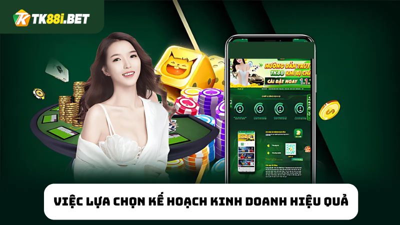 Việc lựa chọn các kế hoạch kinh doanh hiệu quả